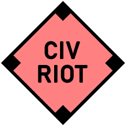Civil Rioting Tactical Map icon