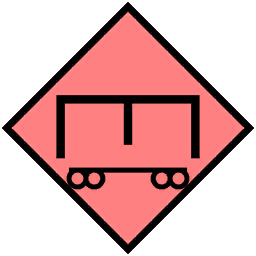 Train Locomotive Tactical Map icon