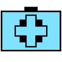 Protected hospital map icon