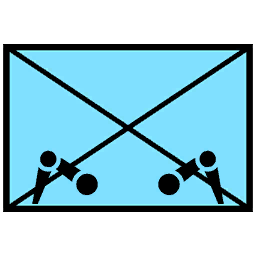 Friendly mechanized-infantry map icon