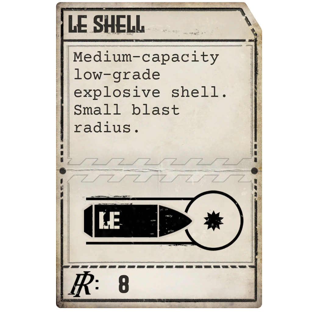 Low-Grade Explosive punchcard