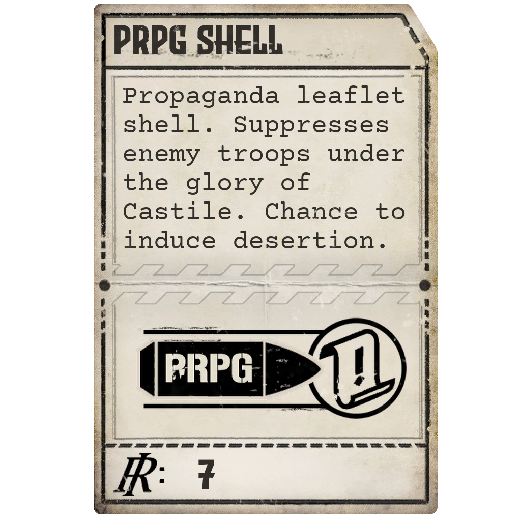 Propaganda Leaflet punchcard