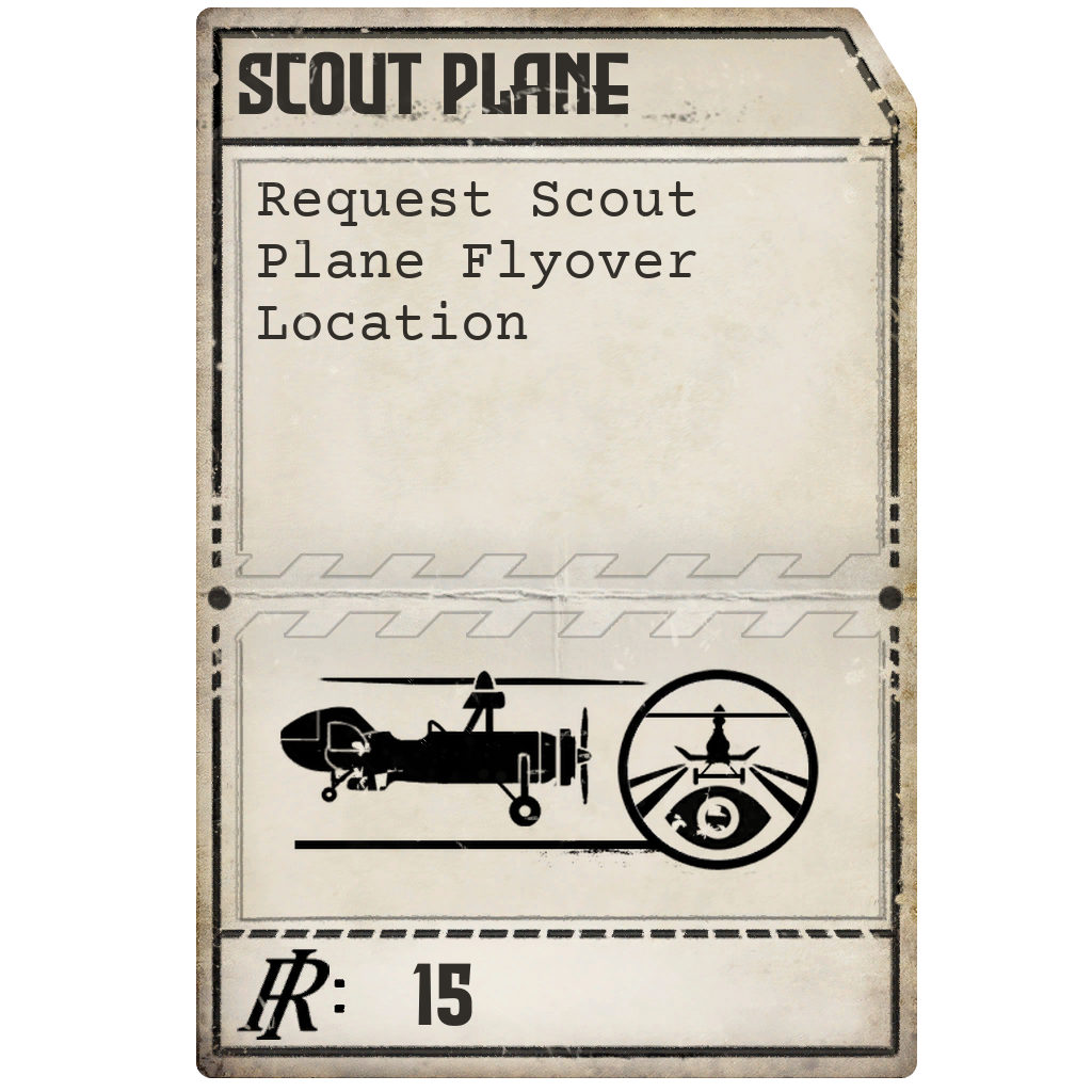 Scout Plane punchcard