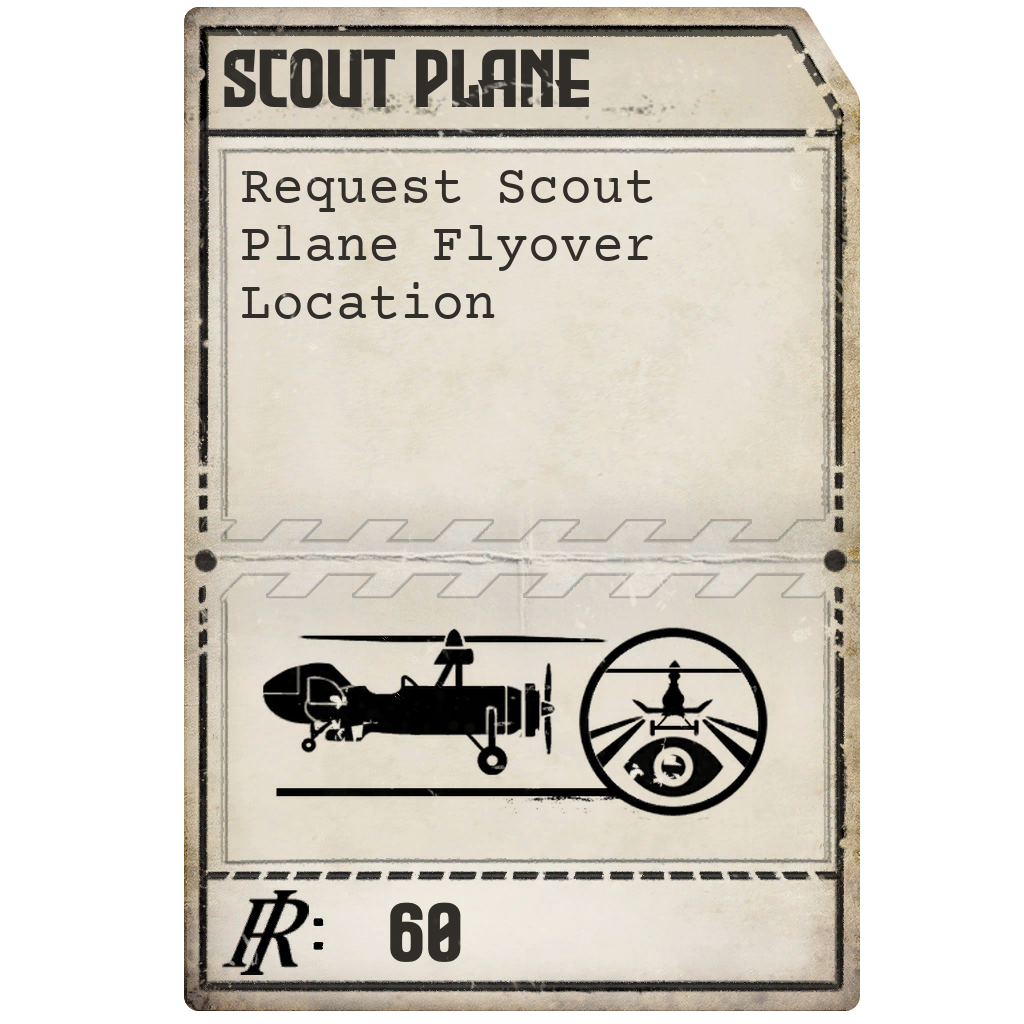 Scout Plane punchcard