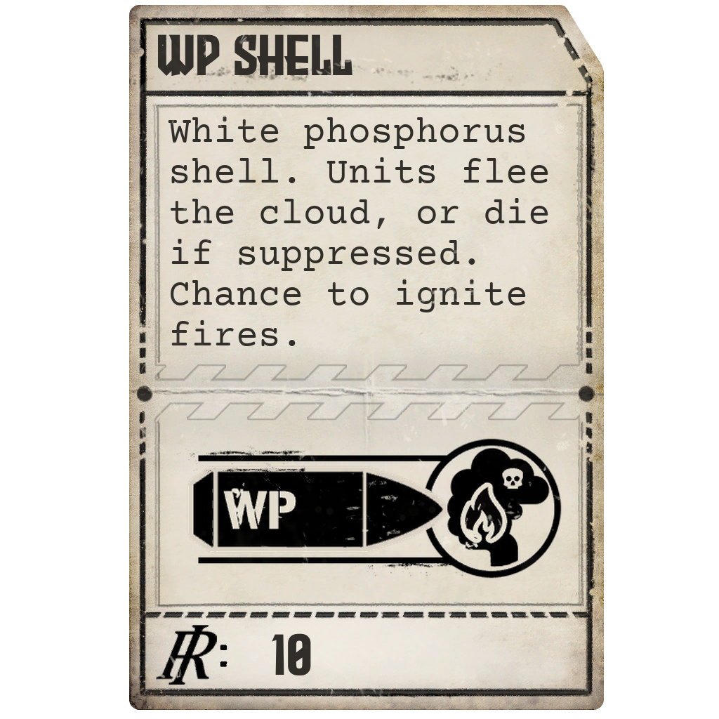 White Phosphorus punchcard